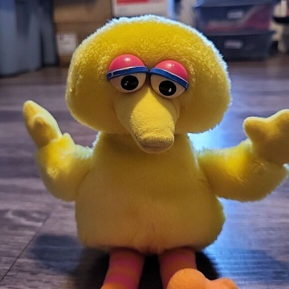 Vintage 1992 10" Sesame Street Baby Big Bird Plush Child Dimension Inc Rare - Picture 2 of 9
